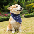 Polyester doux accessoires pour animaux de compagnie Triangle Dog Bandana